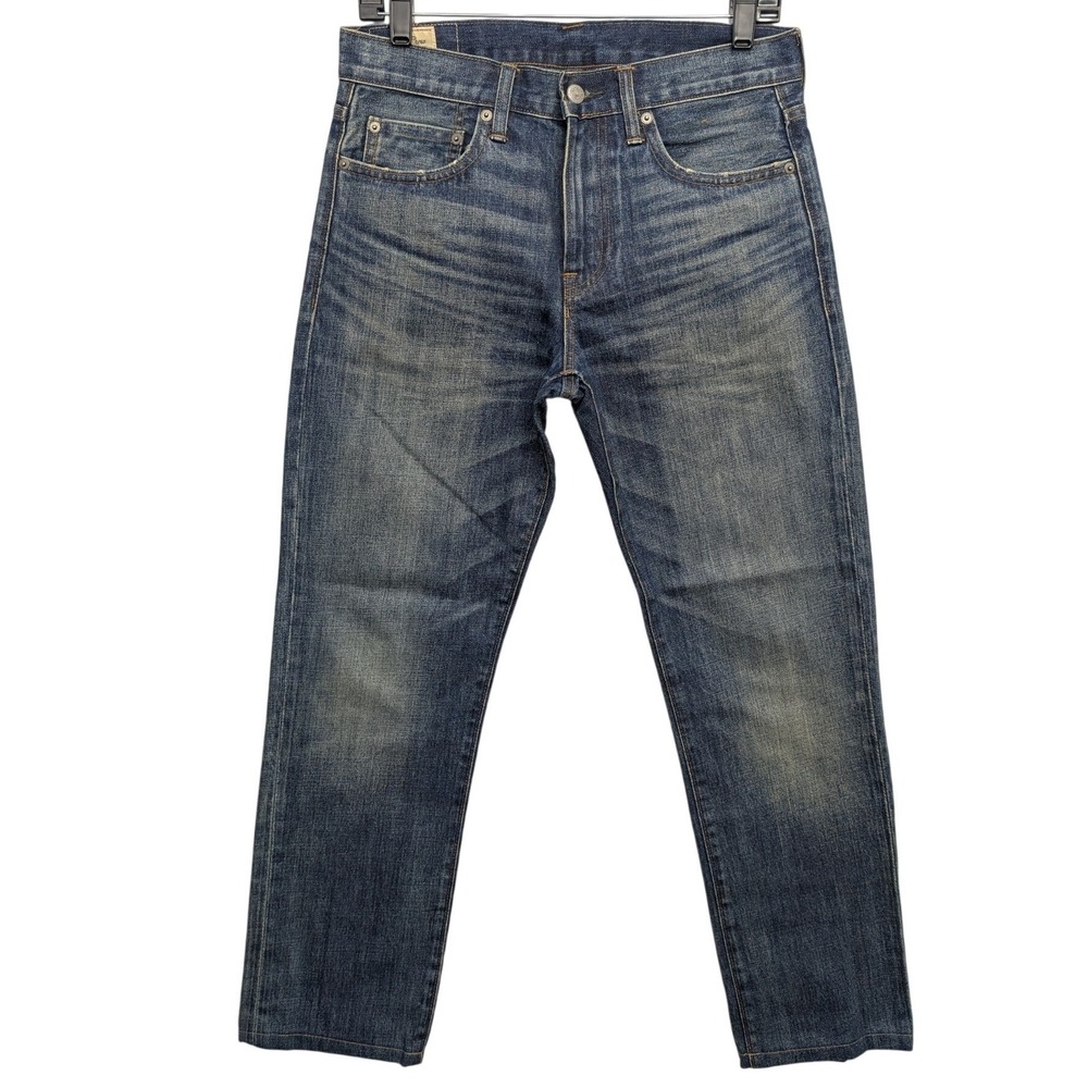 J.Crew 770 Straight Fit Jeans Mens 29x32 Blue Medium Wash Cotton Denim